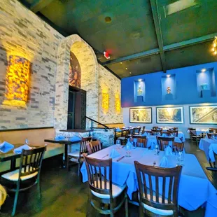 the interior of a restaurant