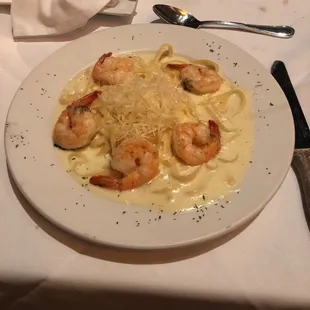 Shrimp Fettuccine Alfredo