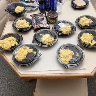 A lot of eggs with no cheese