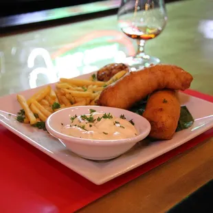 a plate of food