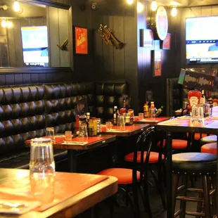 interior, sushi and sashimi
