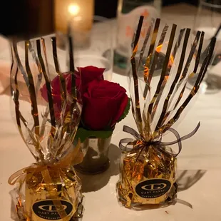 Complimentary pumpkin cream cheese cake