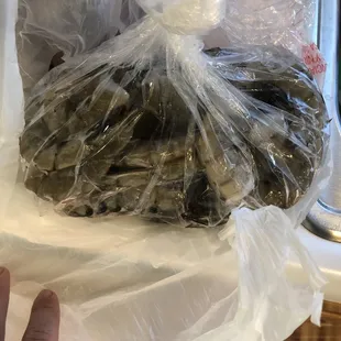 2 pounds of large shrimp