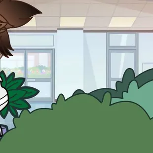 a woman with a hat and glasses