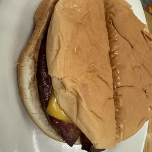 Fried Bologna Sandwich