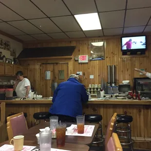 There's a sit down bar!