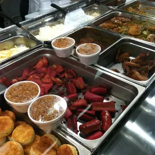 Hot breakfast