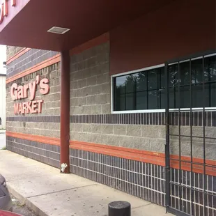 outside