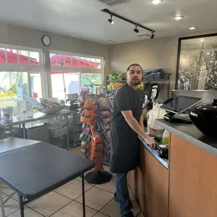 This is where you place your order. The gentleman was so kind and quick