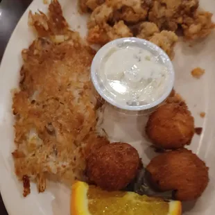 Fried oysters