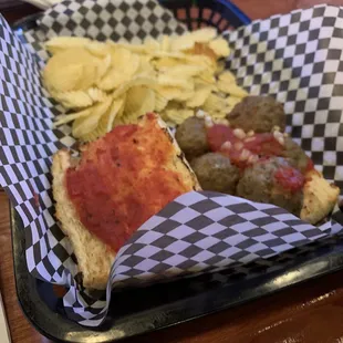 Best of two half meatball hoagie