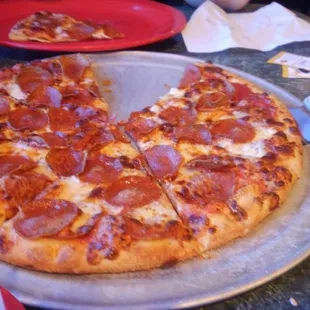 The Pepperoni Pleaser Pizza.