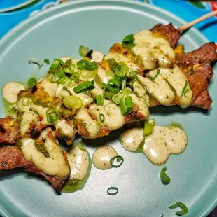 Steak pinchos