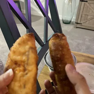 Fried spam egg roll