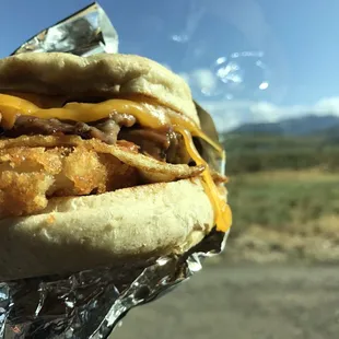 Truck Stop breakfast sandwich