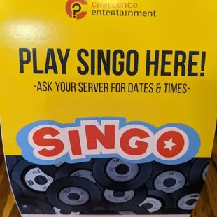 Every other Thursday. Check our Facebook to see the schedule