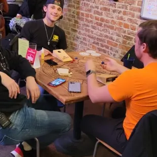 Table top Cornhole action!