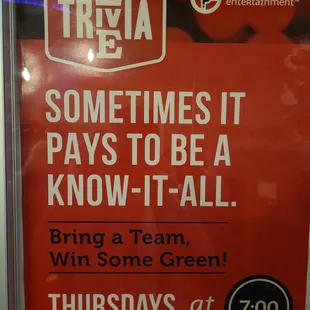 Every other Thursday. Check our Facebook to see the schedule