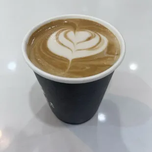 Flat white with oat milk