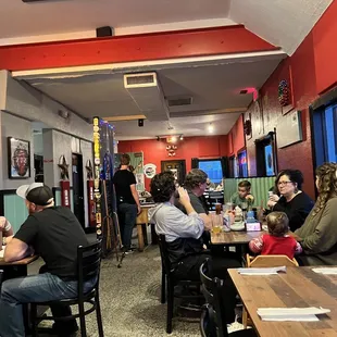 Inside of the restaurant