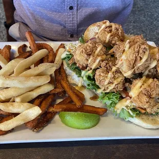 Shrimp Po Boy Sandwich