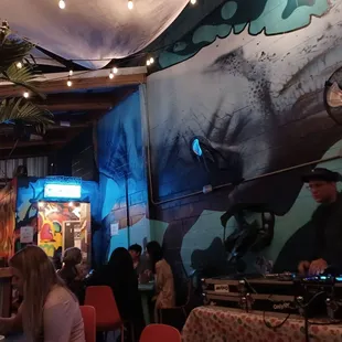 DJ present to liven it up!