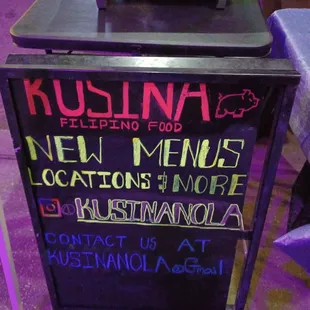 Kusina pop-up food vendor