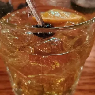 Smoked Old Fashioned - so good!