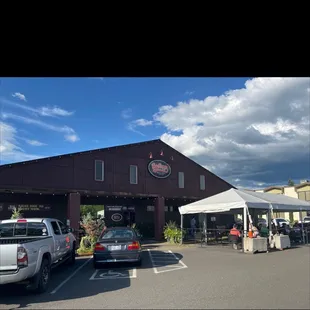 cars parked in a parking lot