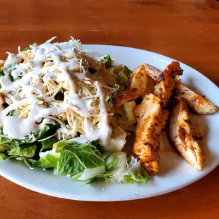 BBQ Chicken Caesar Salad