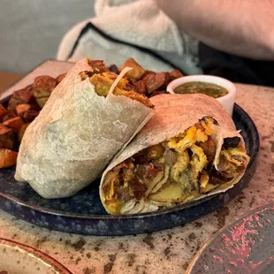 California breakfast burrito