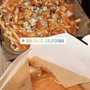 Buffalo Chicken Fries, SD Burger