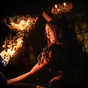 Fire Dancers!