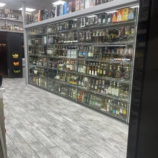 This is our tequila selection