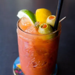 Bloody Mary with eyes