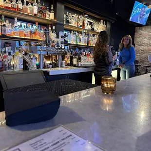 two women at the bar