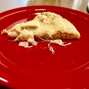 Sideview of chicken Cordon Bleu! Delicious!