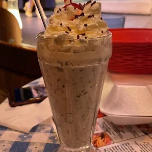 Mint chocolate malt
