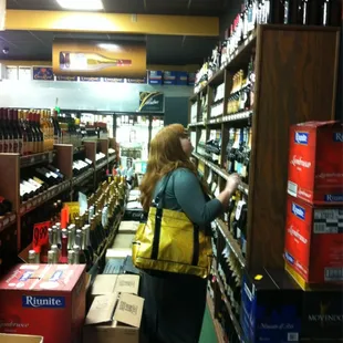  woman in a store