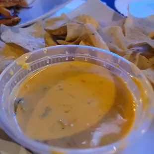 Queso was pretty good