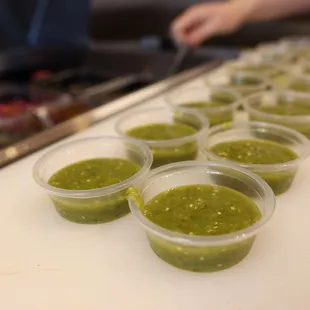 Green salsa- Salsa de tomatillo