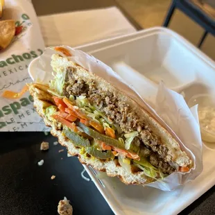 Carne asada torta