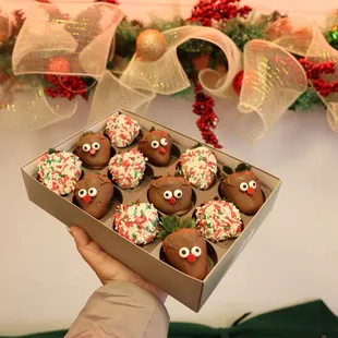 Christmas strawberries