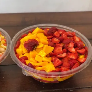 Strawberries and Mango Fruit Cup