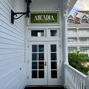 Entrance to Arcadia Games