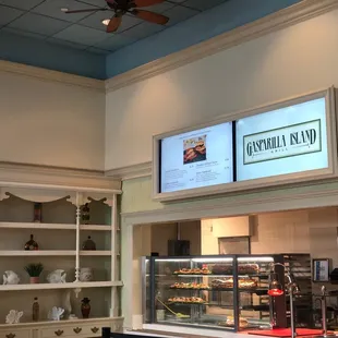 One of the menu boards