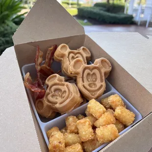 waffles, food