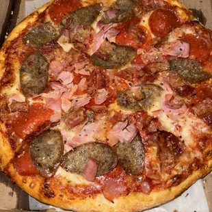 pizza, food