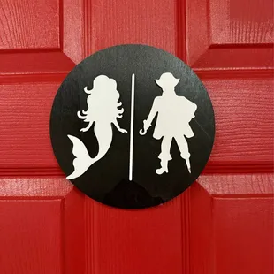 Gasparilla Bathroom Signs