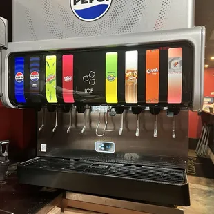 Soda pop selection